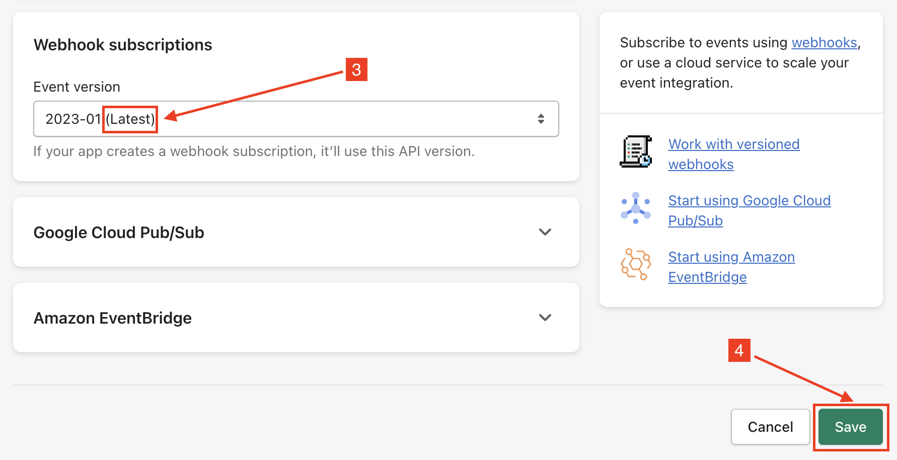 Admin API scopes